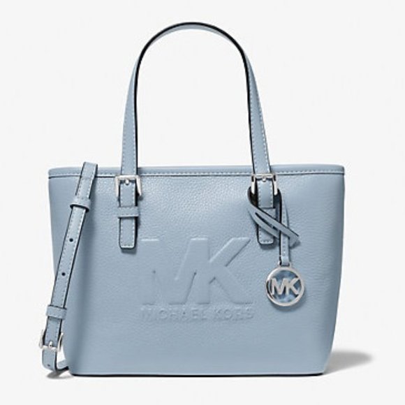 Michael Kors Xs Cryl Conv Tz Tote Pale Blue - Picture 1 of 16